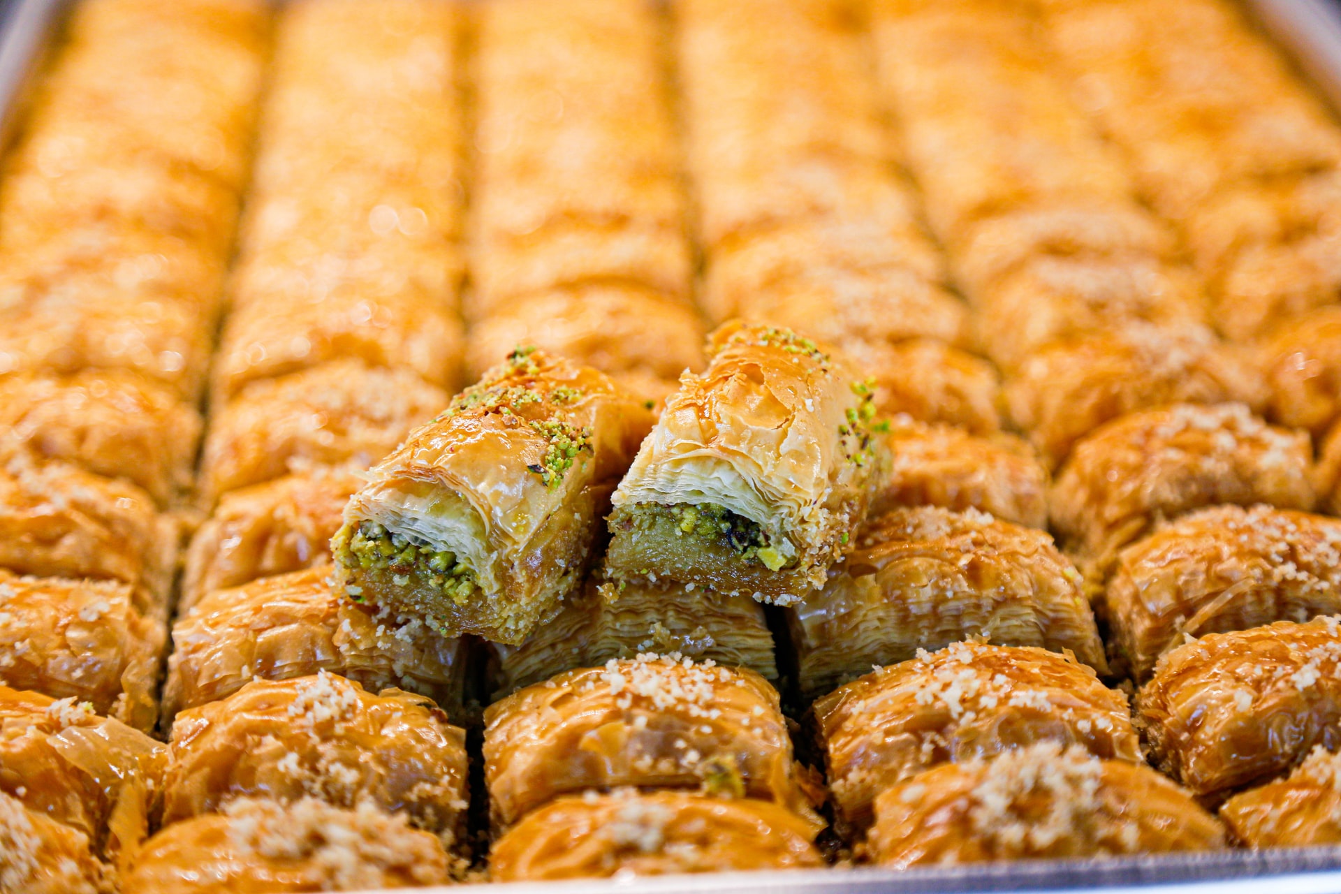 Savor the Pistachio-Wrapped Baklava at Capital Doner